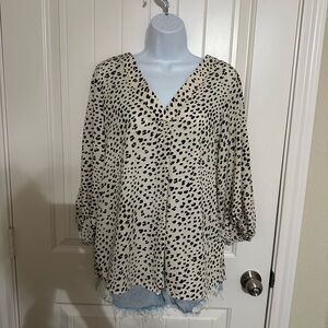 Animal print top